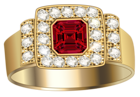 a ruby and diamond ring